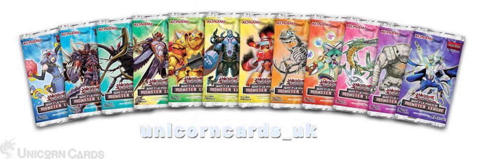 YuGiOh Battle Pack 3: Monster League 1st Edition New and Sealed Booster Packs x5 - Photo 1/1