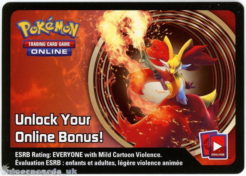 Delphox EX Pokemon Online Bonus Code Card - Picture 1 of 1