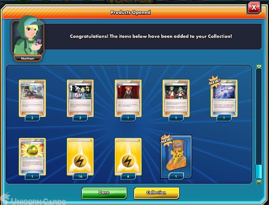 Pokemon TCG Online :: Battle Heart Herbst 2016 Dose: Pikachu EX Online Bonus Code C - Bild 4 von 4