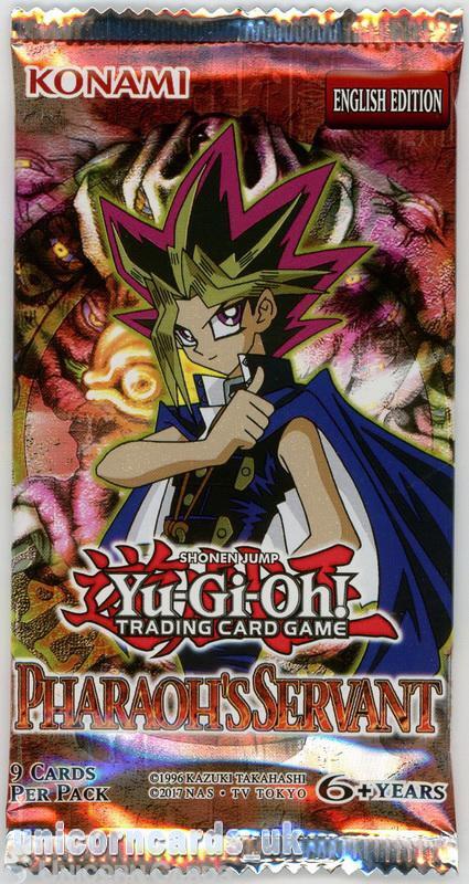 YuGiOh! Pharaoh's Servant  New and Sealed YuGiOh Booster Pack - Foto 1 di 1
