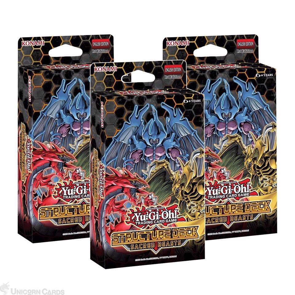 inglés Yugioh structure Deck 1st Edition! Sacred Beasts OVP